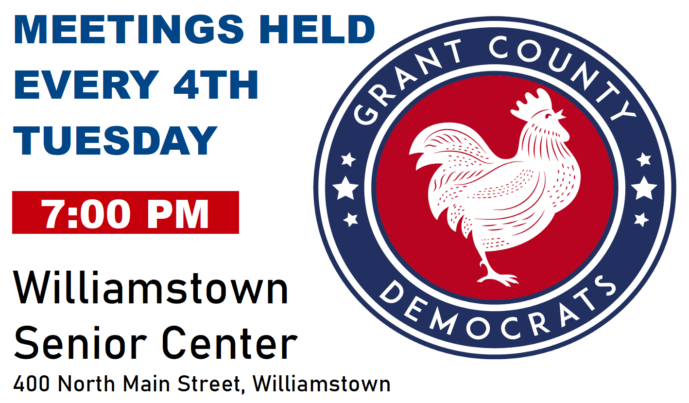 meetings held every 4th tuesday at 7:00pm at Williamstown Senior Center