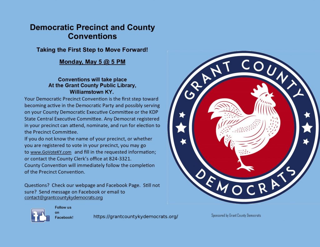 GC Dem 2025 Convention Flyer